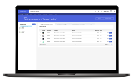 LM ERP provides you with a complete management of your catalog